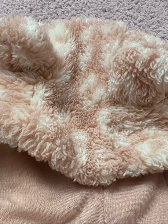 Carter’s Pink Teddy Fleece Bear Ear Jacket 12M - Picture 4 of 6